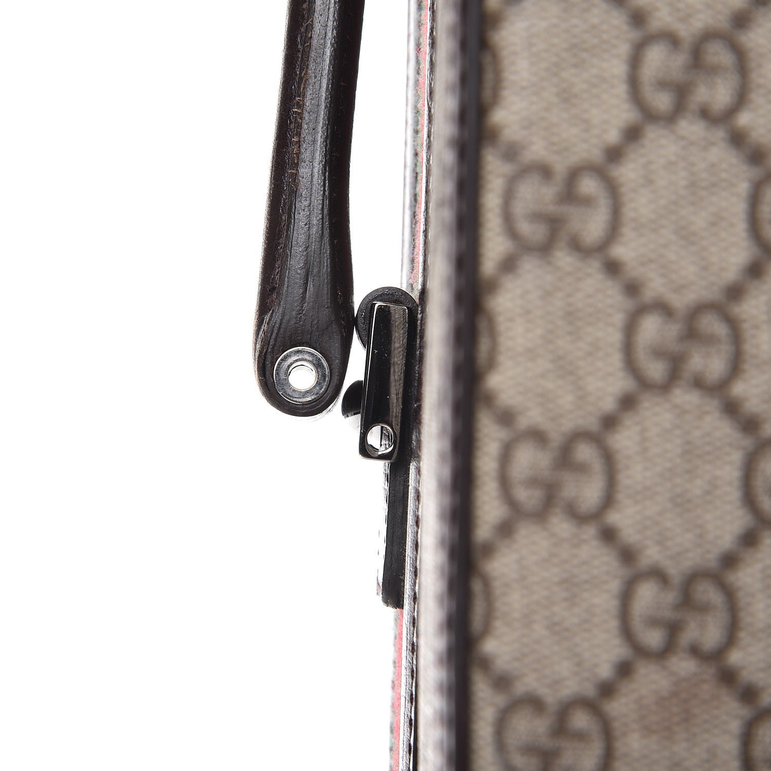 Gucci GG Plus Monogram Small Web Trolley Brown 26 of 41