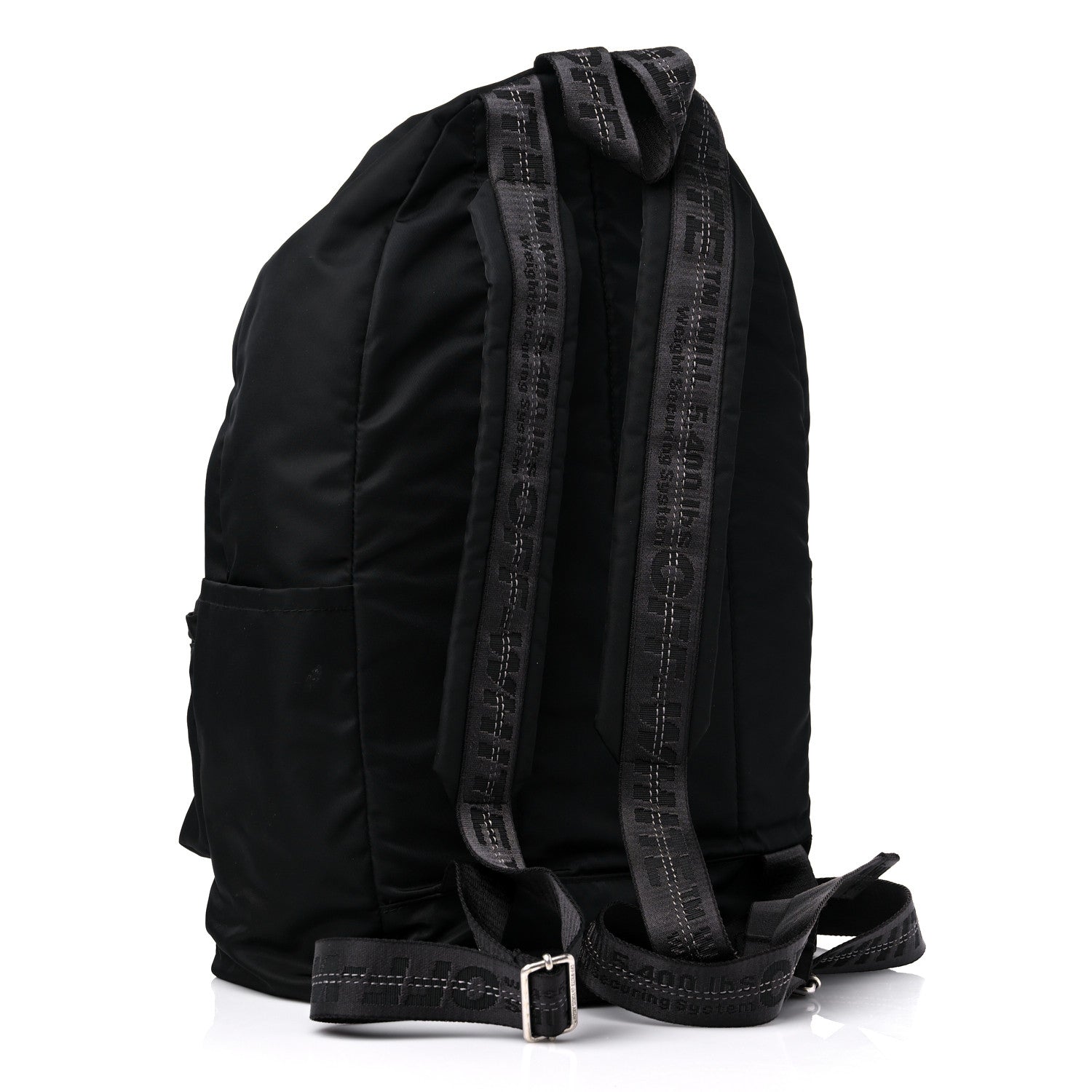 Off-White Nylon Logo Backpack Black 3 of 11