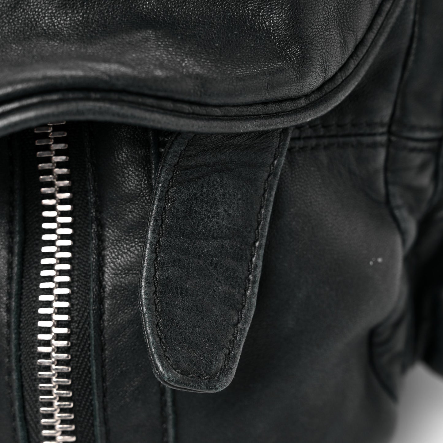 Lambskin Marti Backpack Bag Washed Black Rhodium Hardware