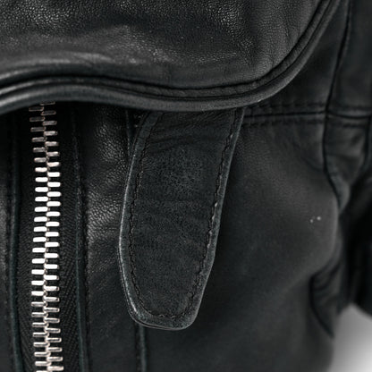 Alexander Wang Lambskin Marti Backpack Bag Washed Black Rhodium Hardware 15 of 19