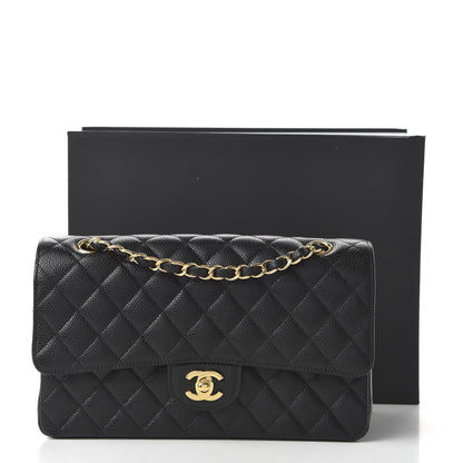 Chanel Caviar Quilted Medium Double Flap Black 11 of 11