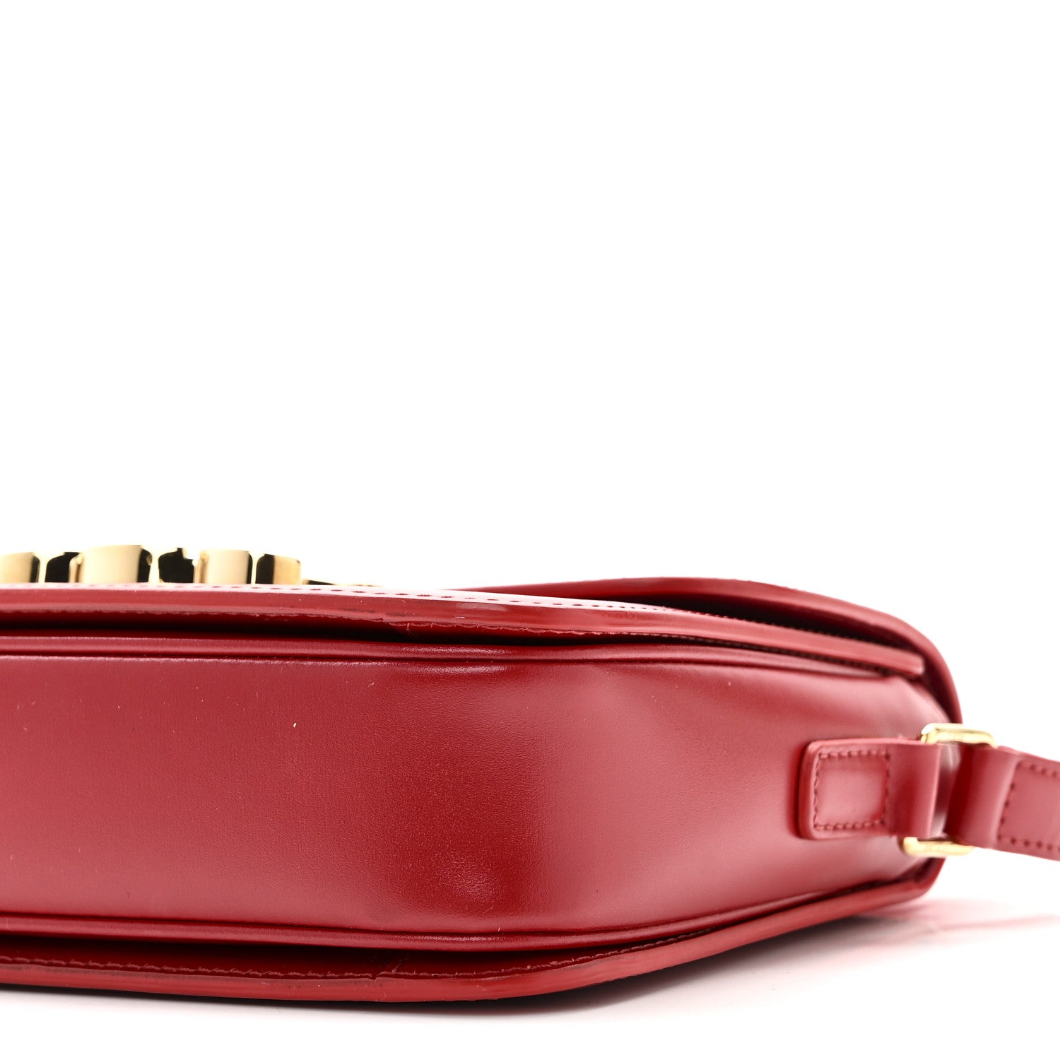 Celine Shiny Calfskin Teen Triomphe Red 10 of 10
