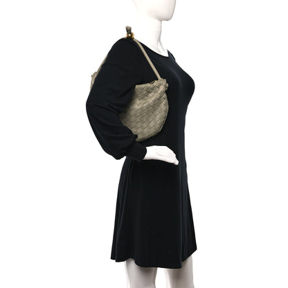 Bottega Veneta Nappa Intrecciato Medium Turn Pouch Travertine 2 of 8