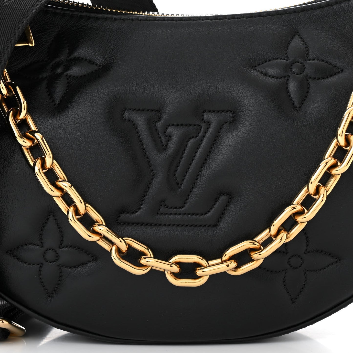 Calfskin Bubblegram Over The Moon Black