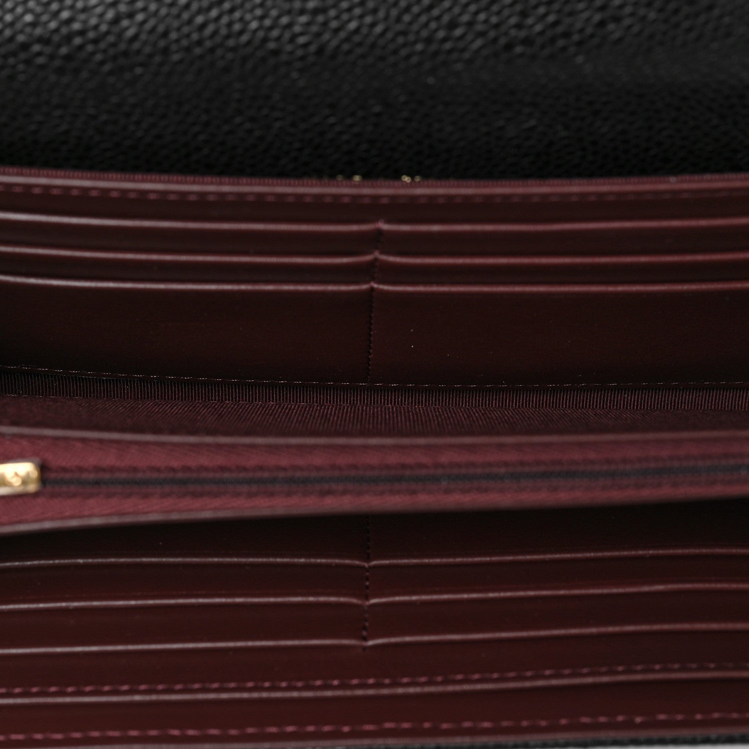 Chanel Caviar Quilted Large Flap Wallet Black 5 of 6