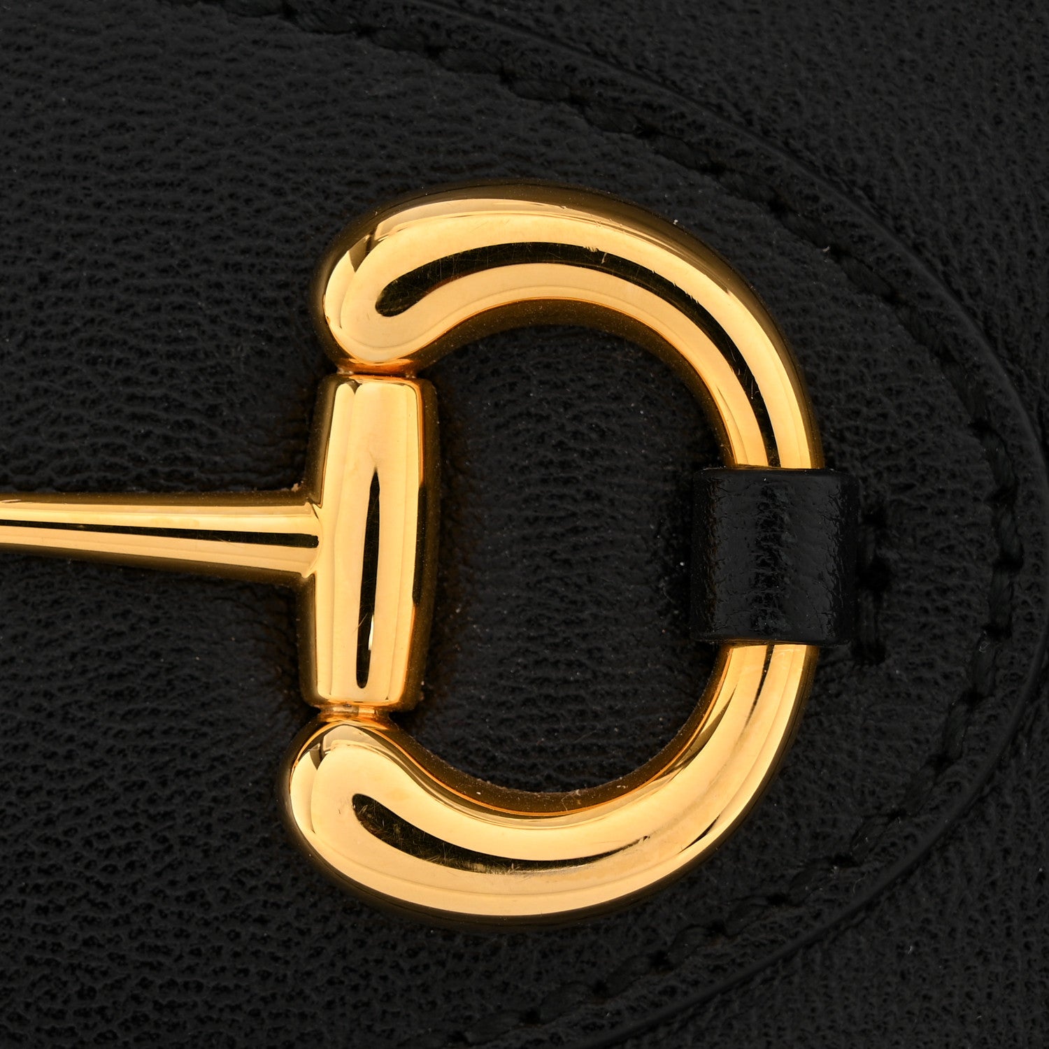 Gucci New Sakai Calfskin Lux Horsebit 1955 Tote Bag Black 12 of 13
