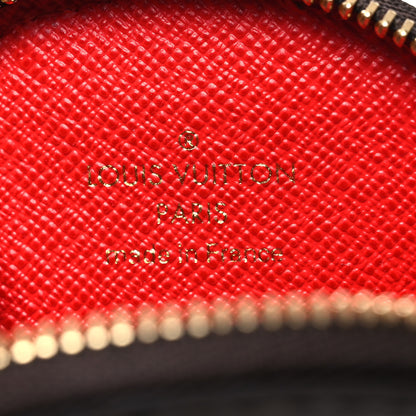 Louis Vuitton Monogram OnTheGo East West Round Coin Purse Red 6 of 6
