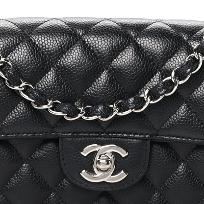Chanel Caviar Quilted East West Flap Black 8 of 11