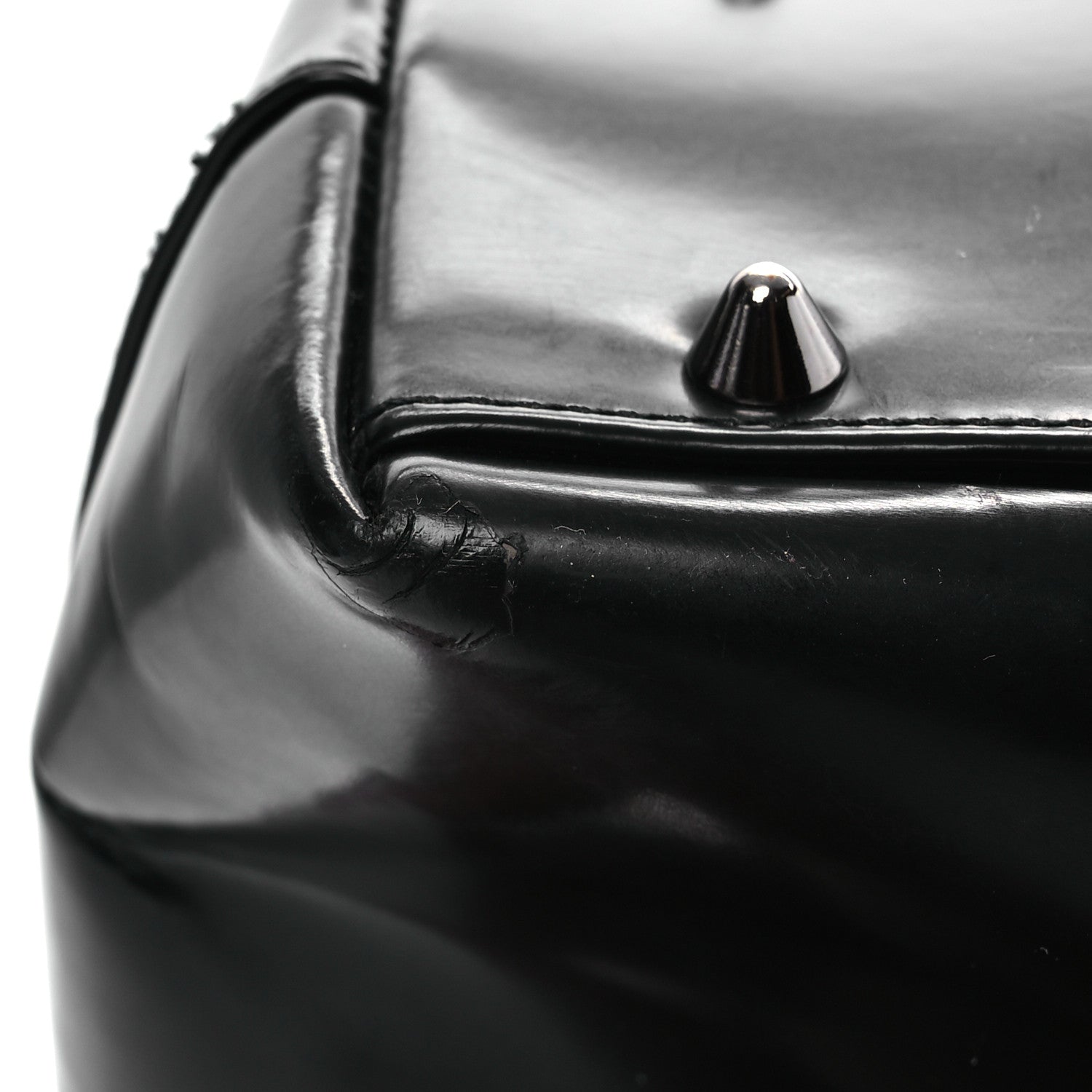 Christian Dior Glazed Calfskin Large Lady Dior Tote Black 17 of 18