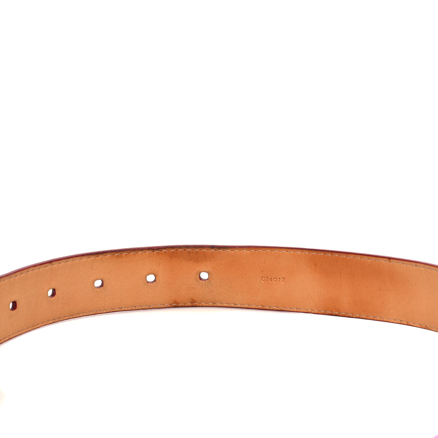 Louis Vuitton Vernis Ceinture 30mm Belt 80 32 Pomme D'Amour 8 of 9