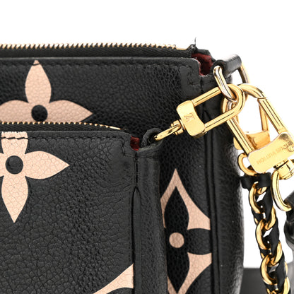 Louis Vuitton Empreinte Monogram Giant Multi Pochette Accessories Black Beige 13 of 14