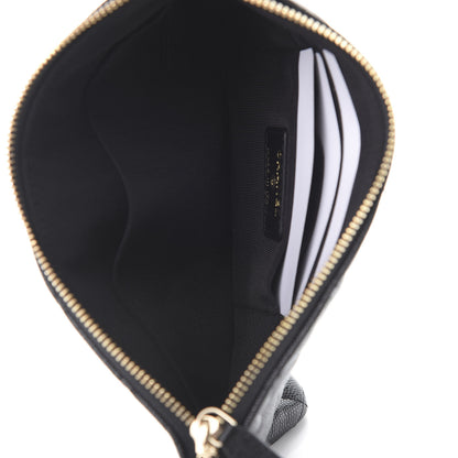 Chanel Caviar Quilted Small French New Wave CC Pouch Black 5 of 7