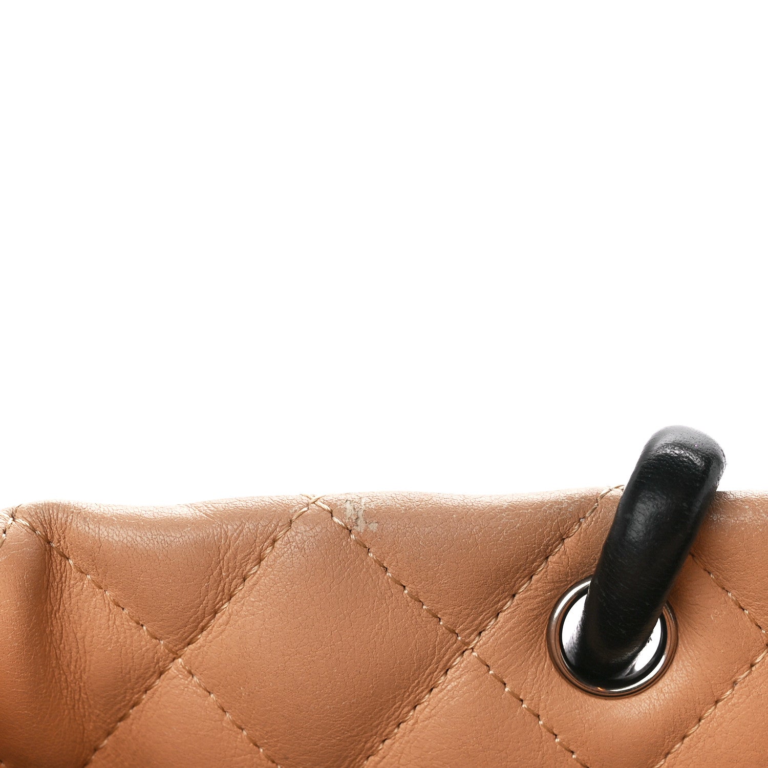 Chanel Calfskin Quilted Medium Cambon Tote Beige Black 14 of 14
