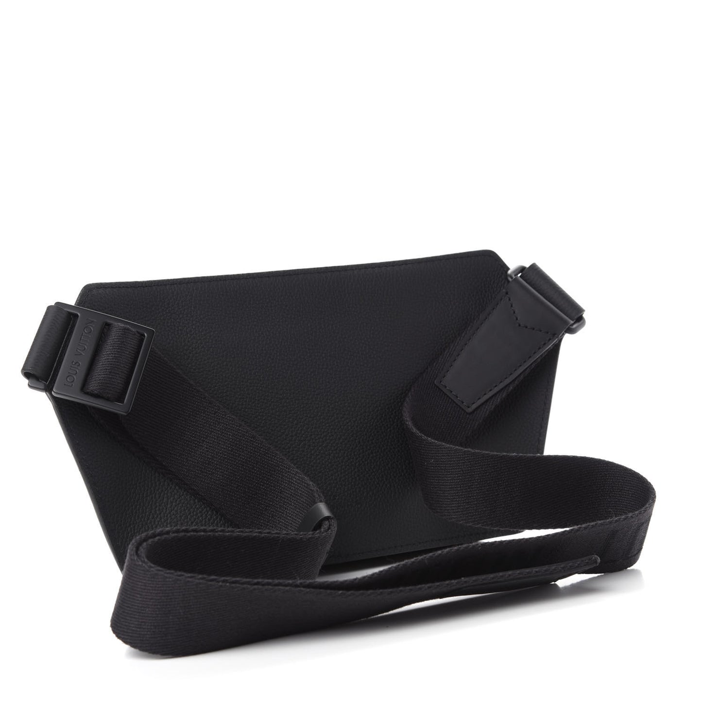 Grained Calfskin Aerogram Slingbag Black