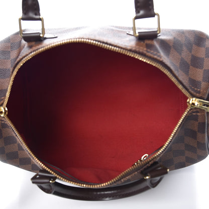 Louis Vuitton Damier Ebene Speedy Bandouliere 30 5 of 8