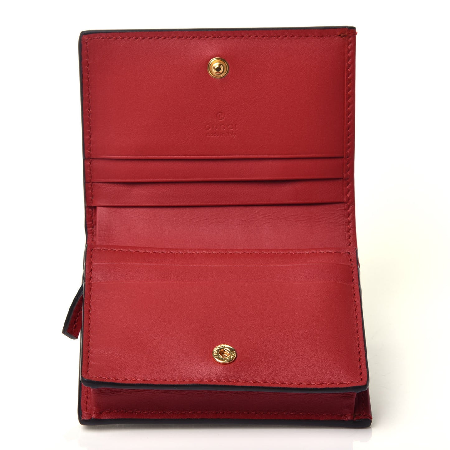 Soft GG Supreme Monogram Mystic Cat Card Case Wallet