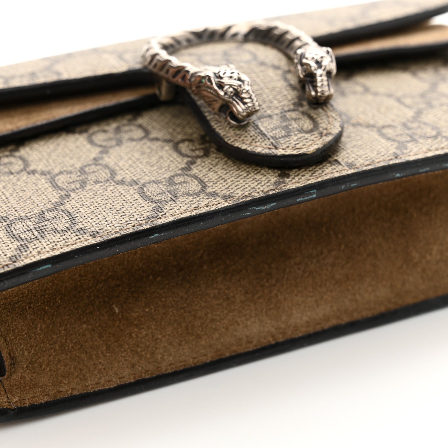GG Supreme Monogram Super Mini Dionysus Shoulder Bag Taupe