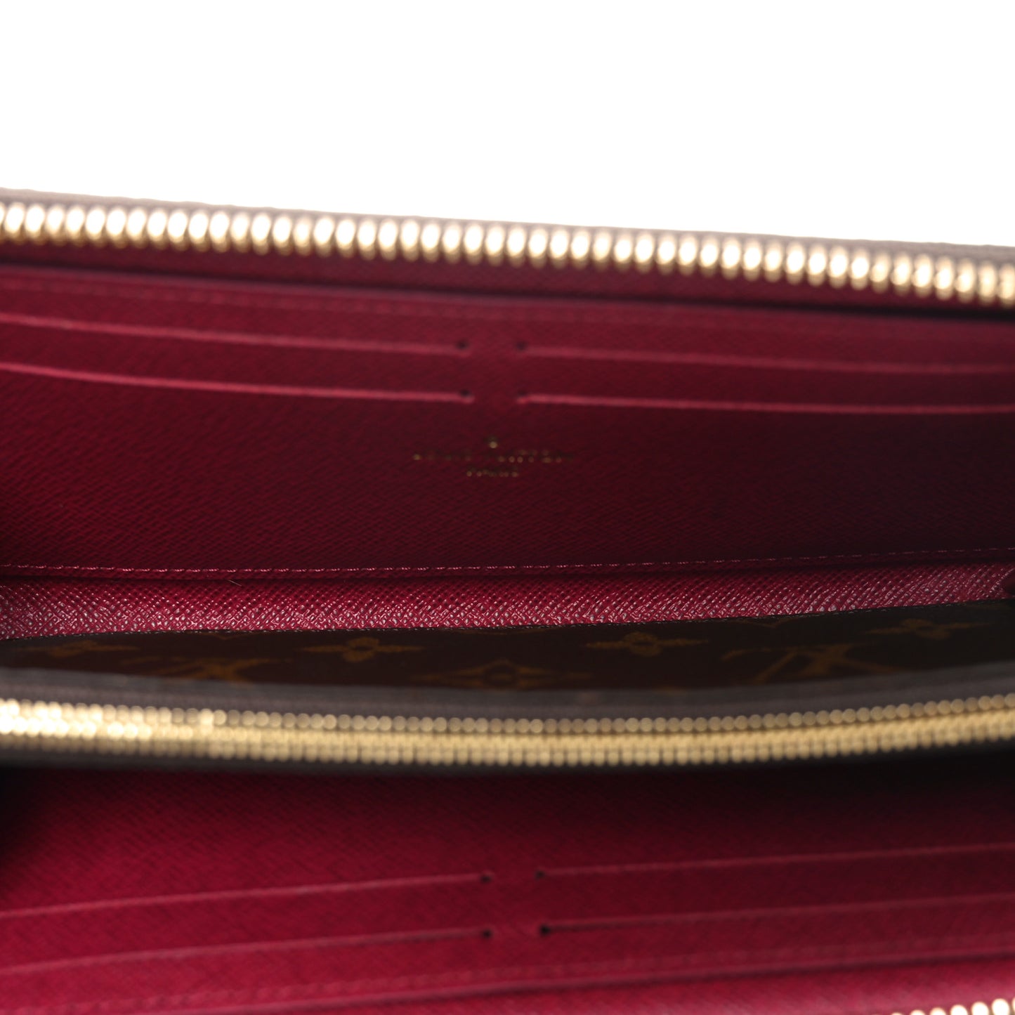 Monogram Clemence Wallet Fuchsia