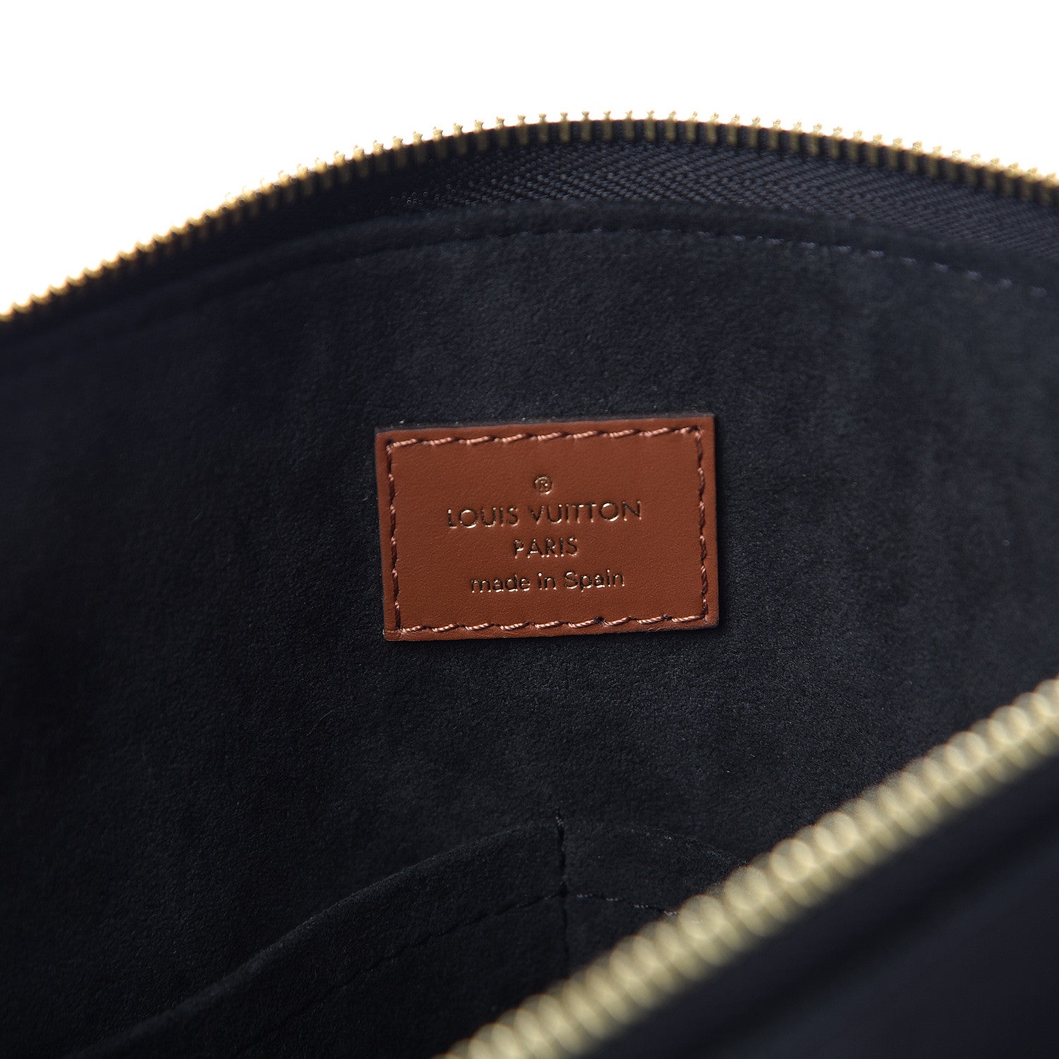 Louis Vuitton Monogram V Tote MM Black 6 of 11
