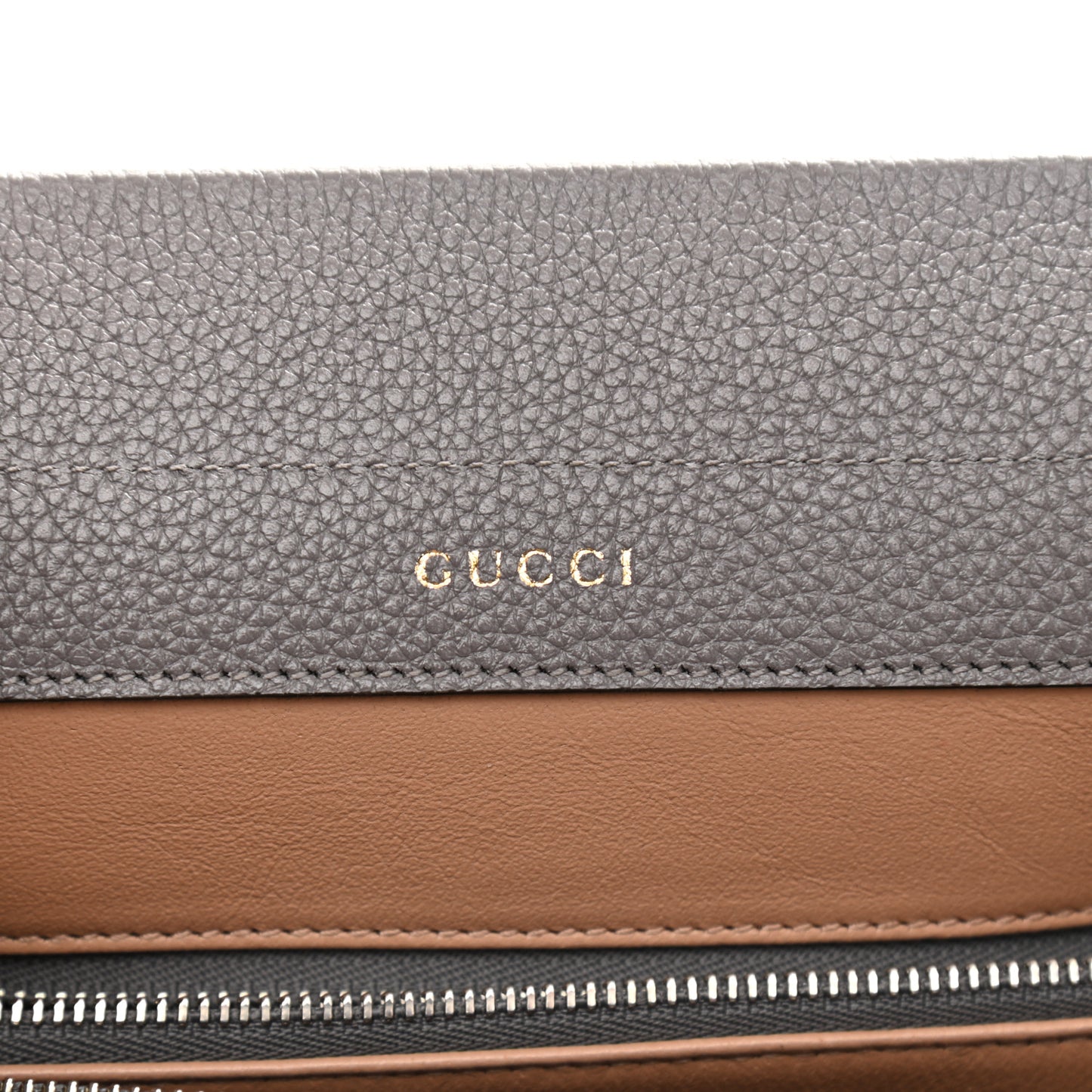 Grainy Calfskin Small Zumi Top Handle Bag Dusty Grey