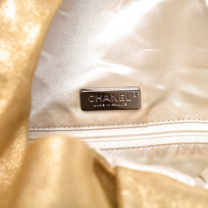 Chanel Metallic Lambskin Knot Hobo Gold 6 of 7