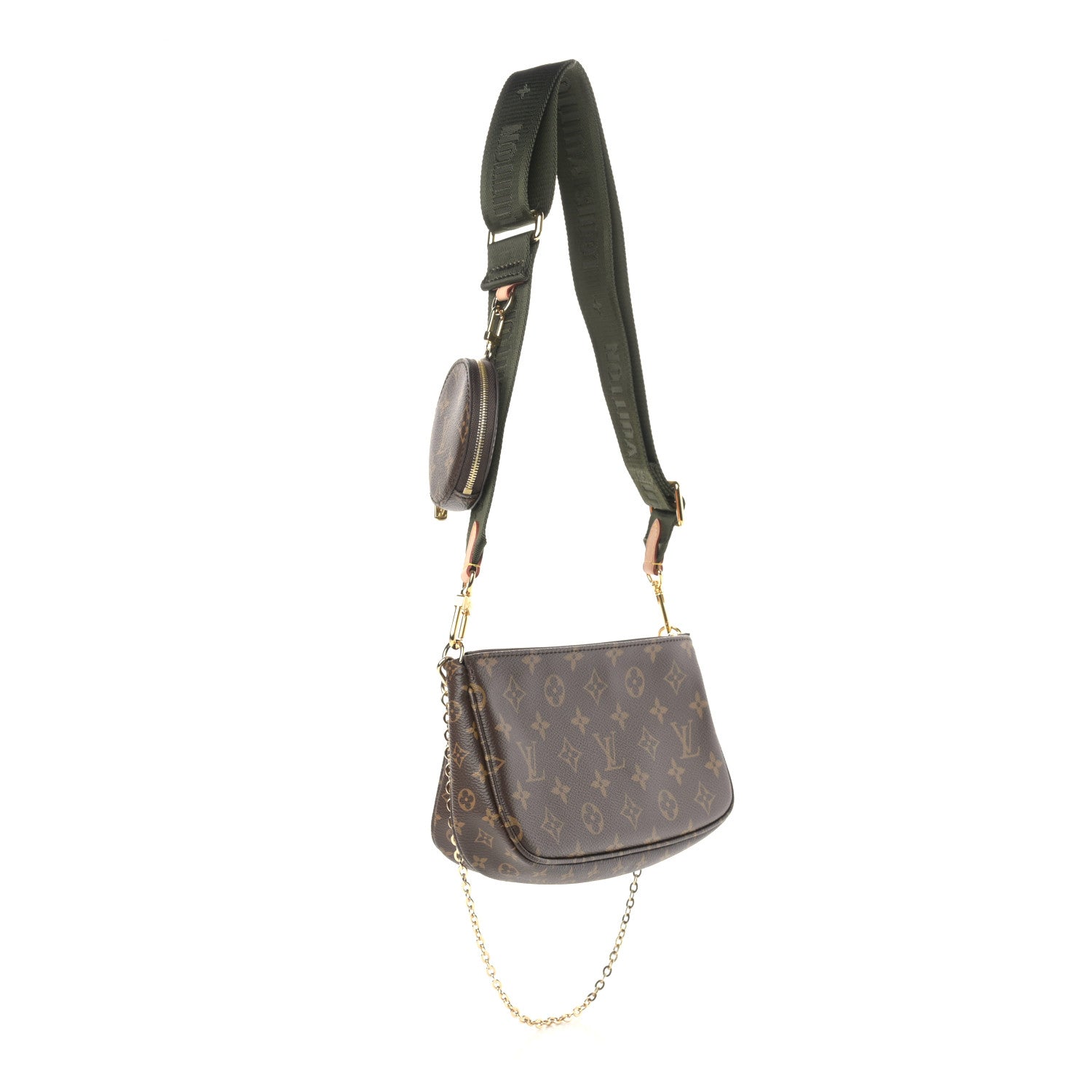 Louis Vuitton Monogram Multi Pochette Accessories Kaki 3 of 11