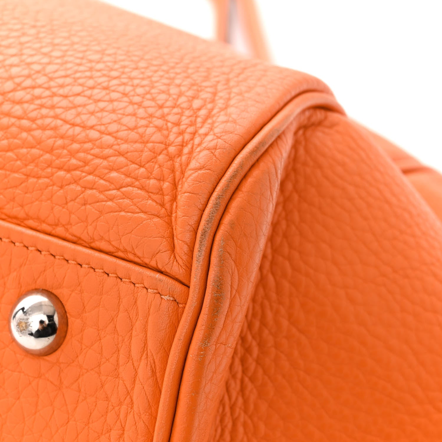 Hermes Taurillon Clemence Paris Bombay 37 Orange 11 of 15