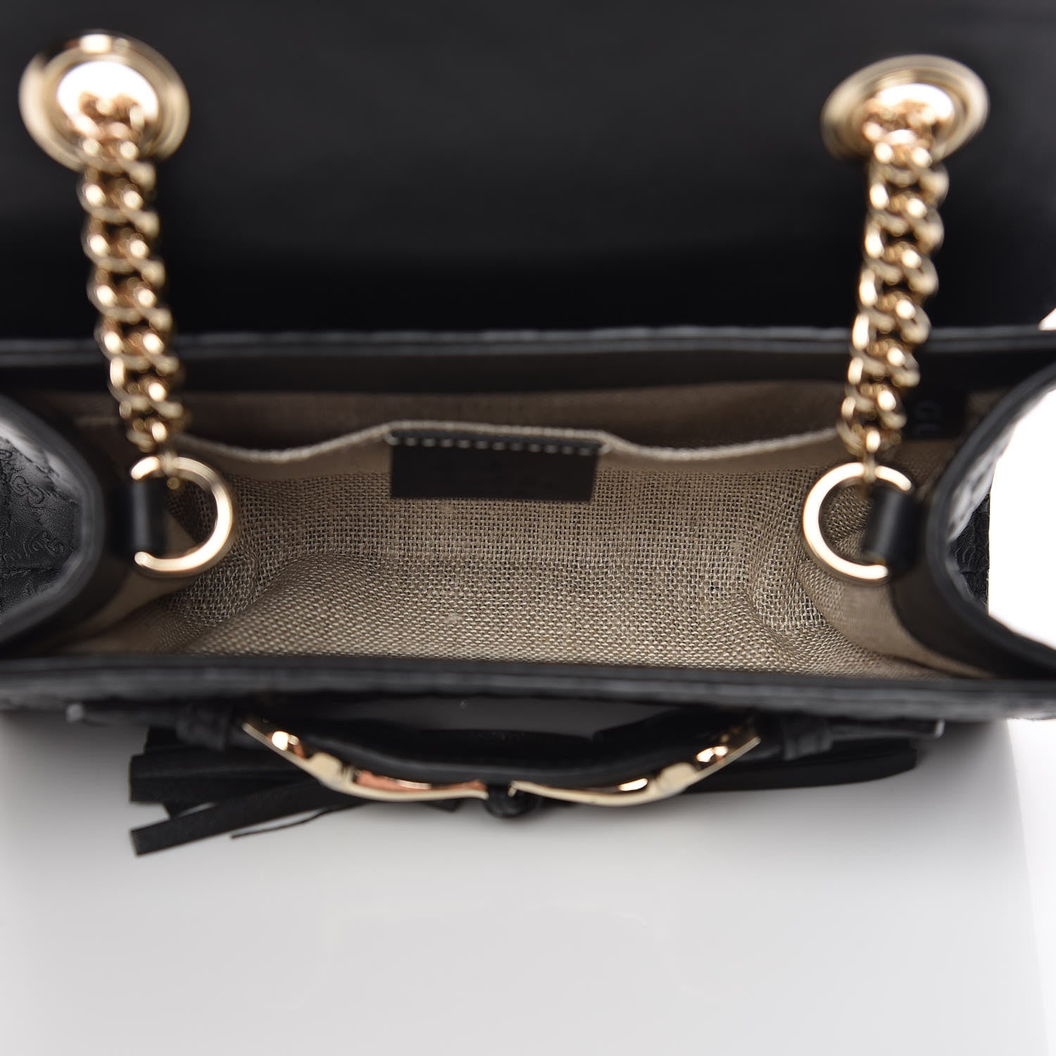 Gucci Microguccissima Mini Emily Shoulder Bag Black 7 of 9