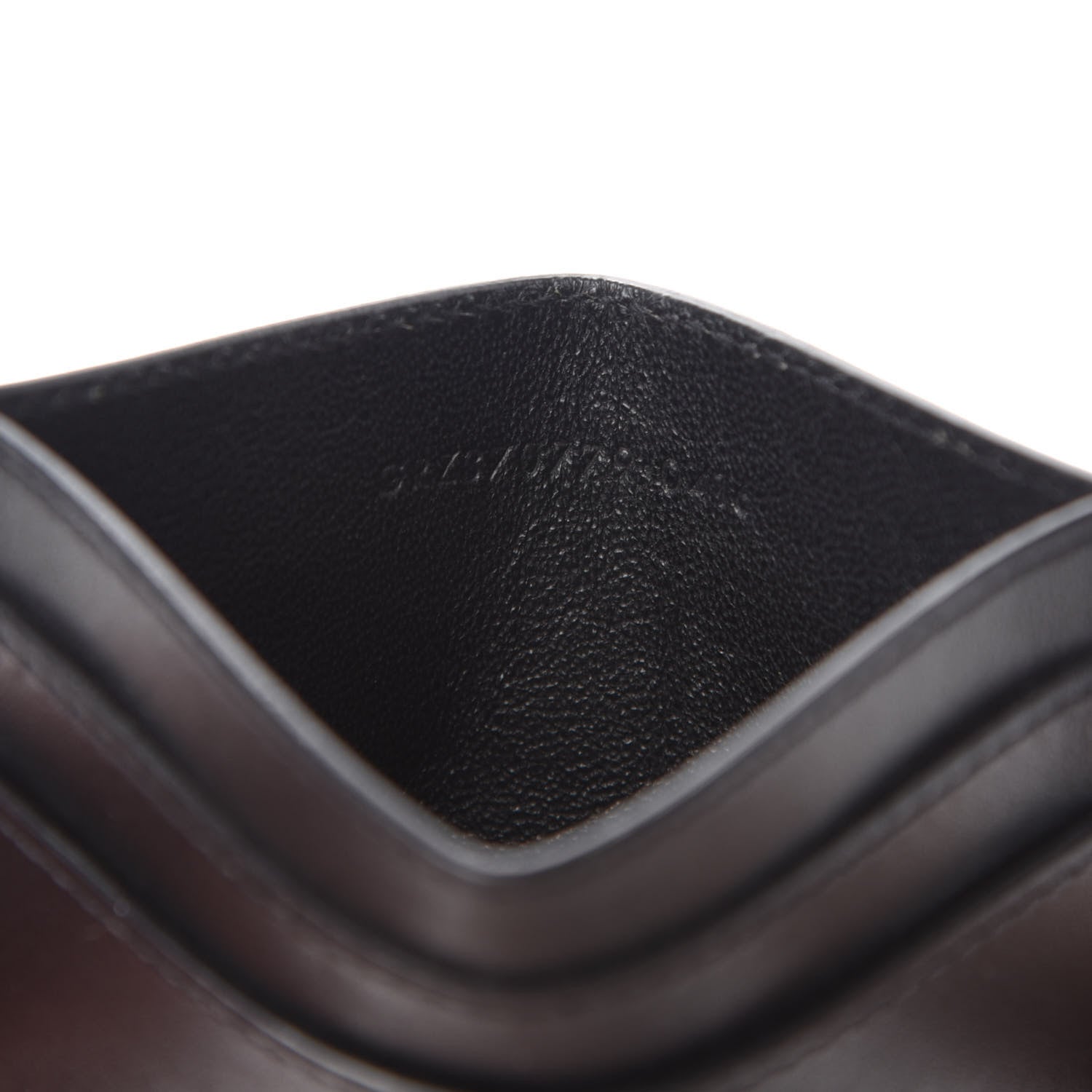 Saint Laurent Calfskin Credit Card Case Black 9 of 9