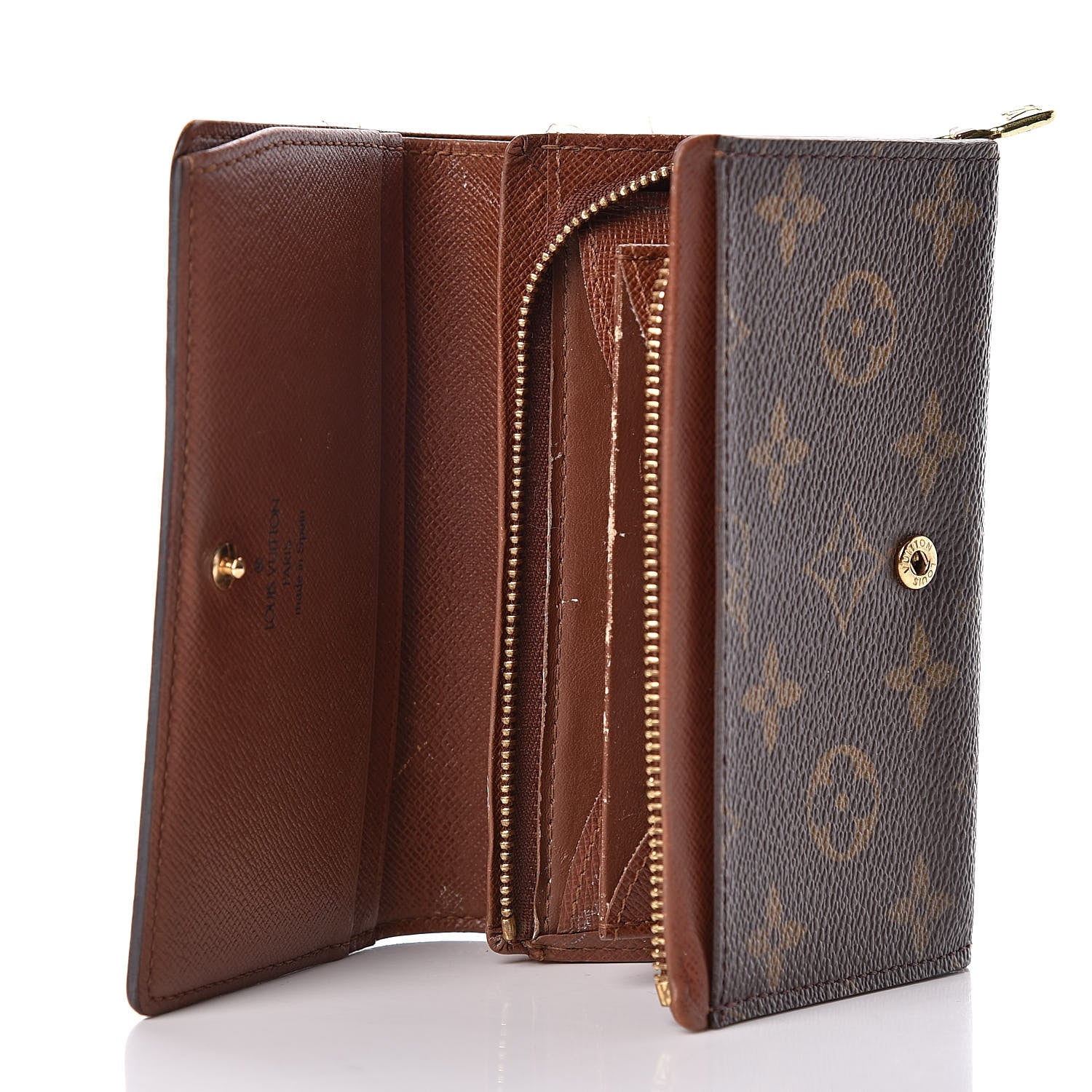 Louis Vuitton Monogram Porte-Monnaie Billets Tresor Wallet 5 of 12