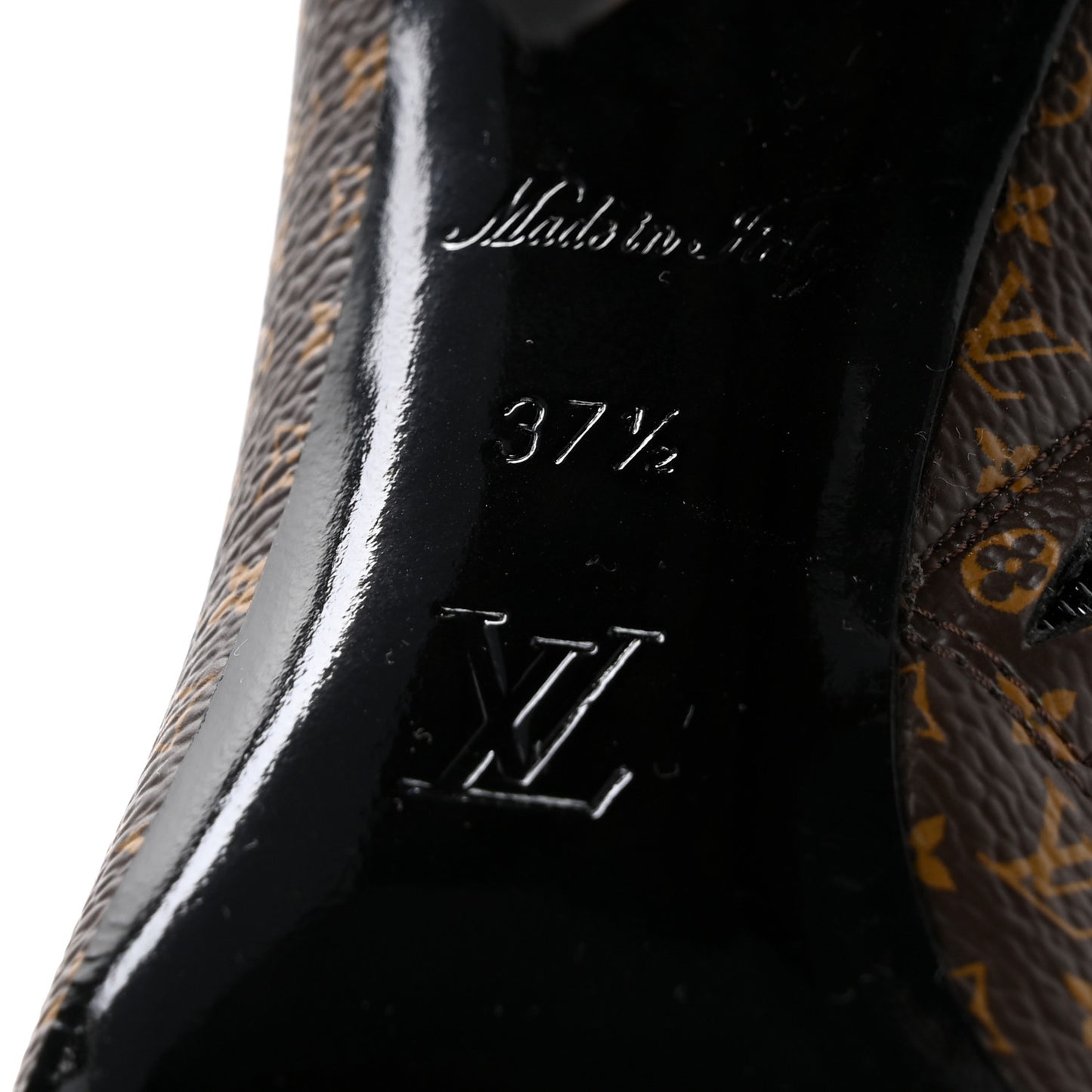 Nano Monogram Silhouette Ankle Boots 37.5
