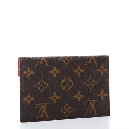 Louis Vuitton Monogram Daily Organizer Envelope Insert Red 3 of 7