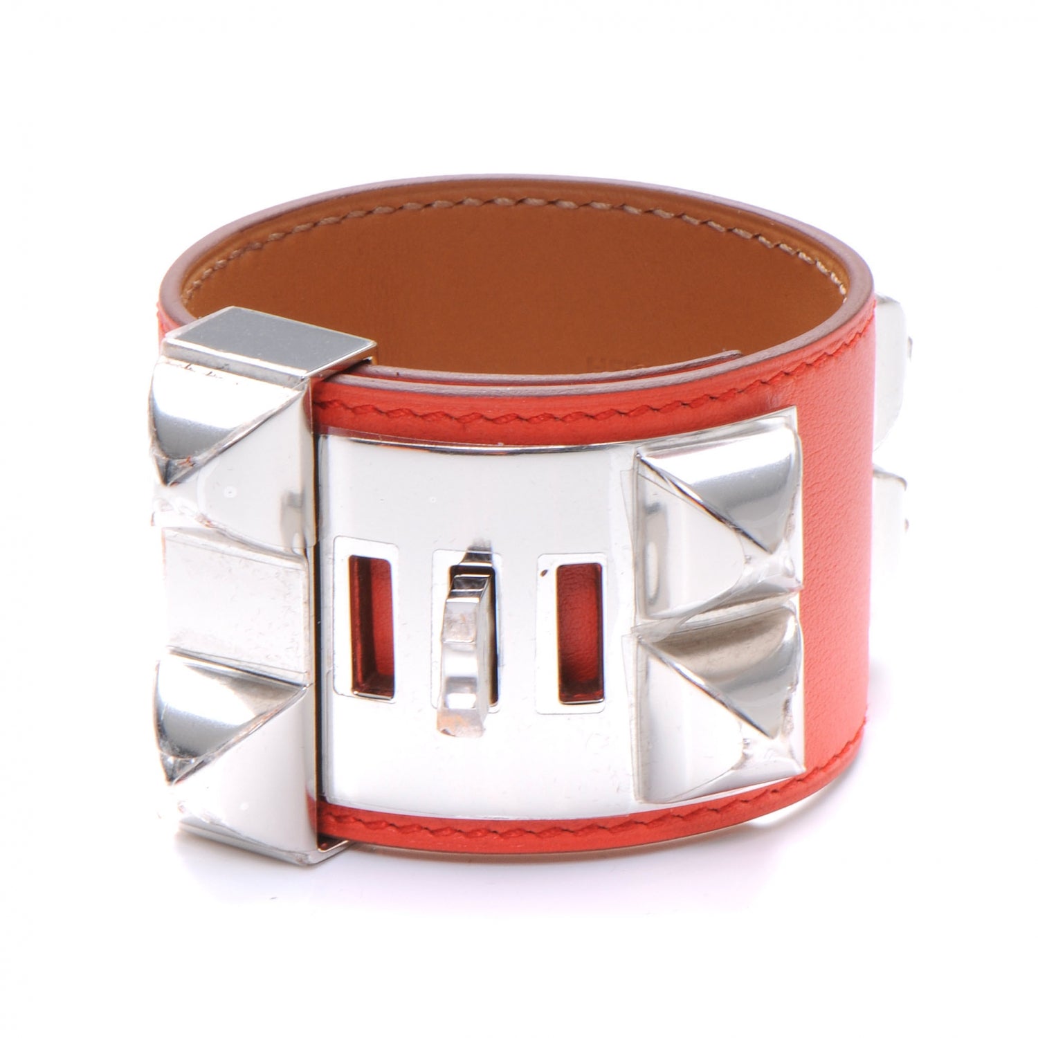 Hermes Swift Collier de Chien CDC Bracelet Capucine Small 3 of 7