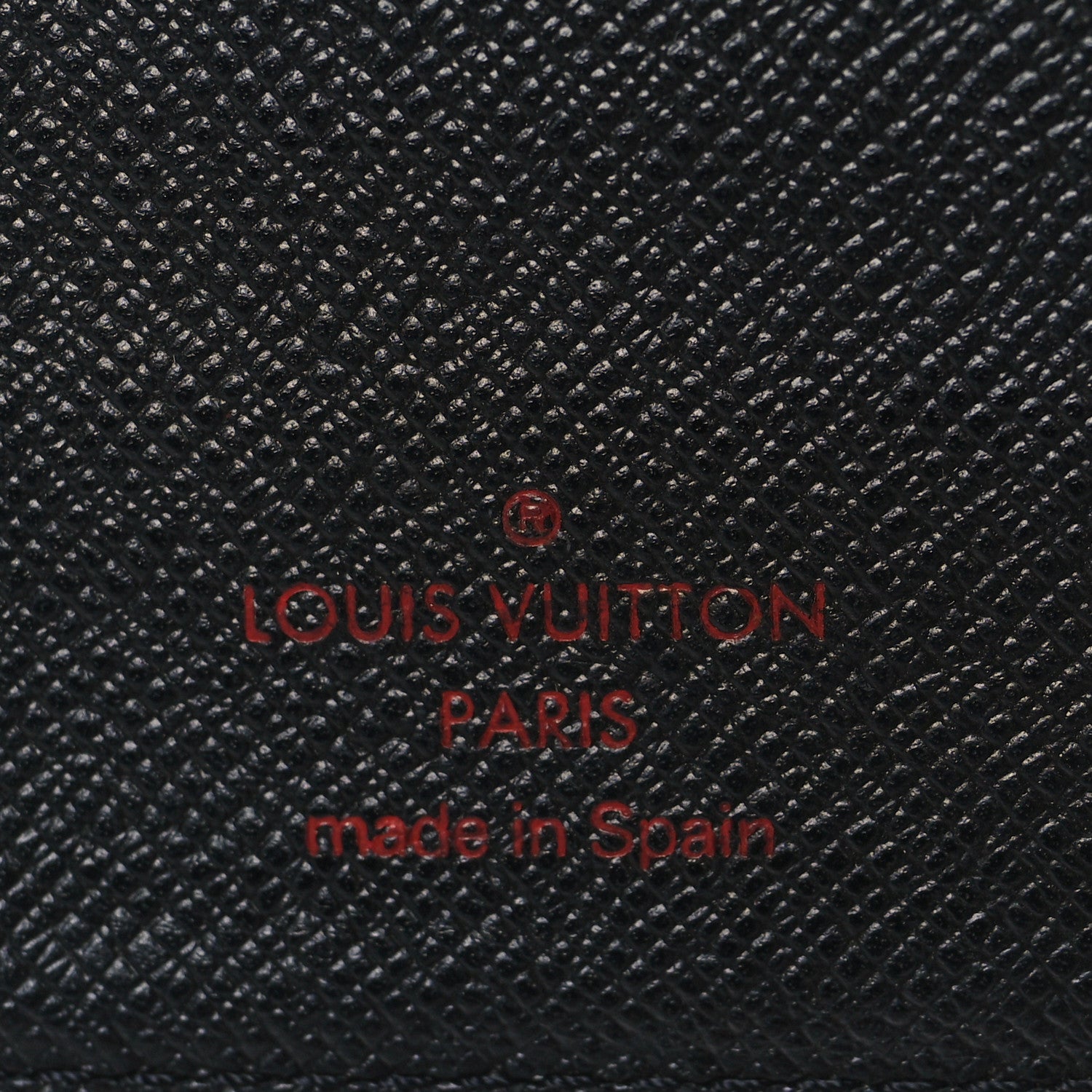 Louis Vuitton Epi Small Ring Agenda Cover Black 6 of 6