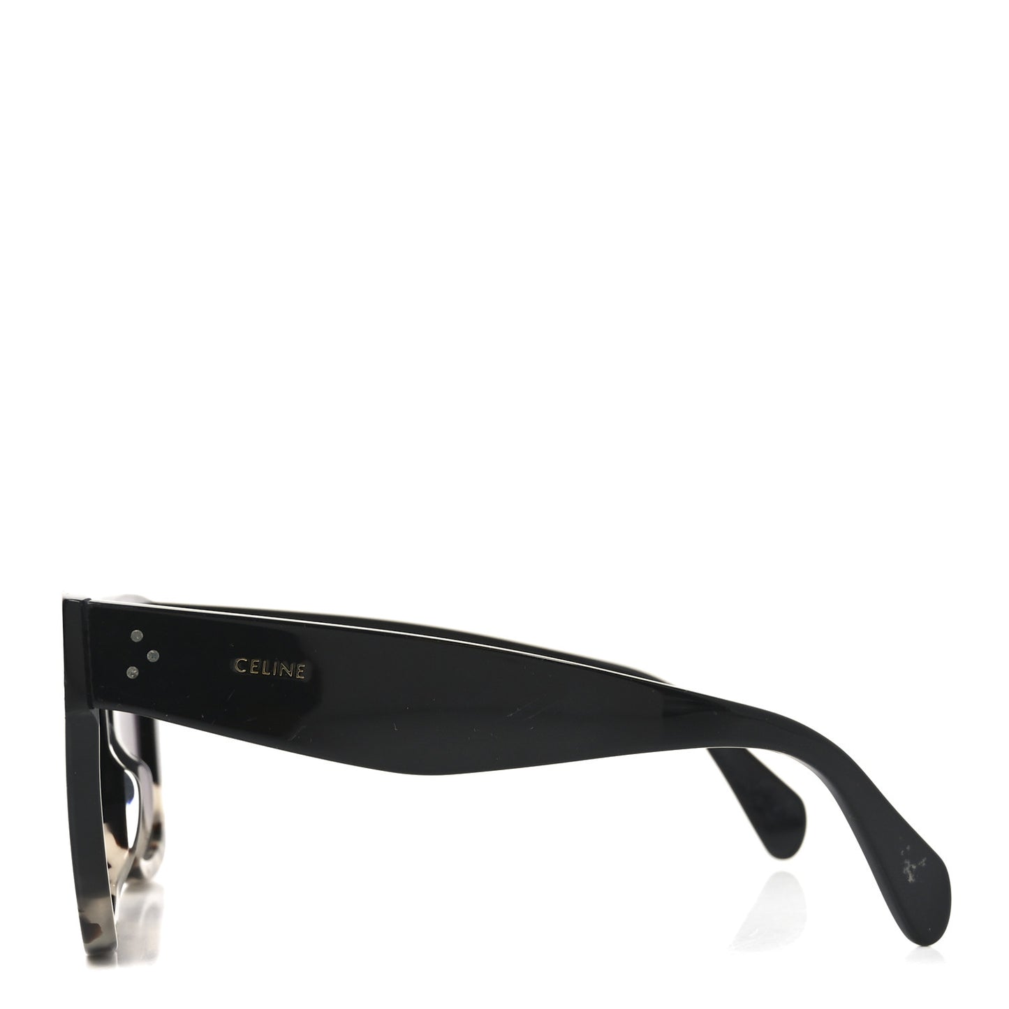 Acetate Polarized Cat Eye Sunglasses CL4004IN Havana Black
