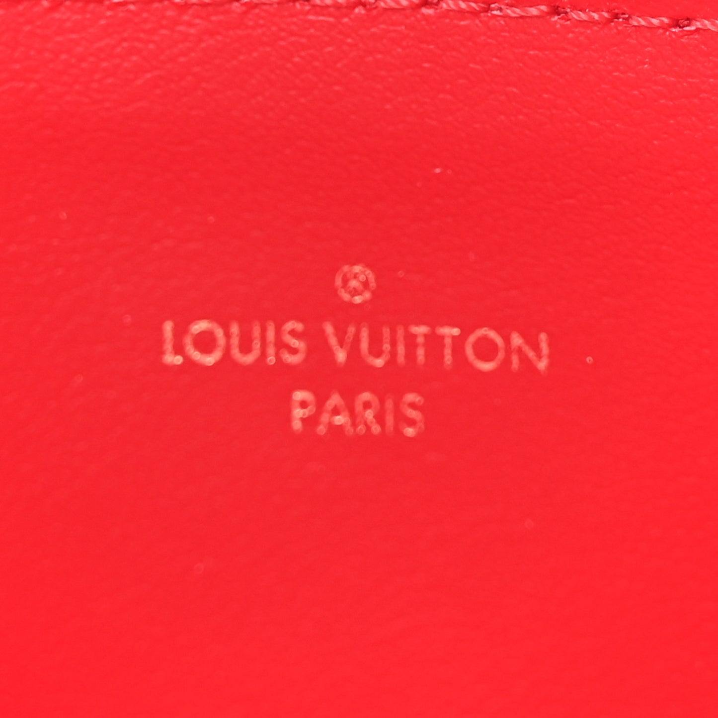 Empreinte Felicie Chain Wallet Zippered Insert Cherry