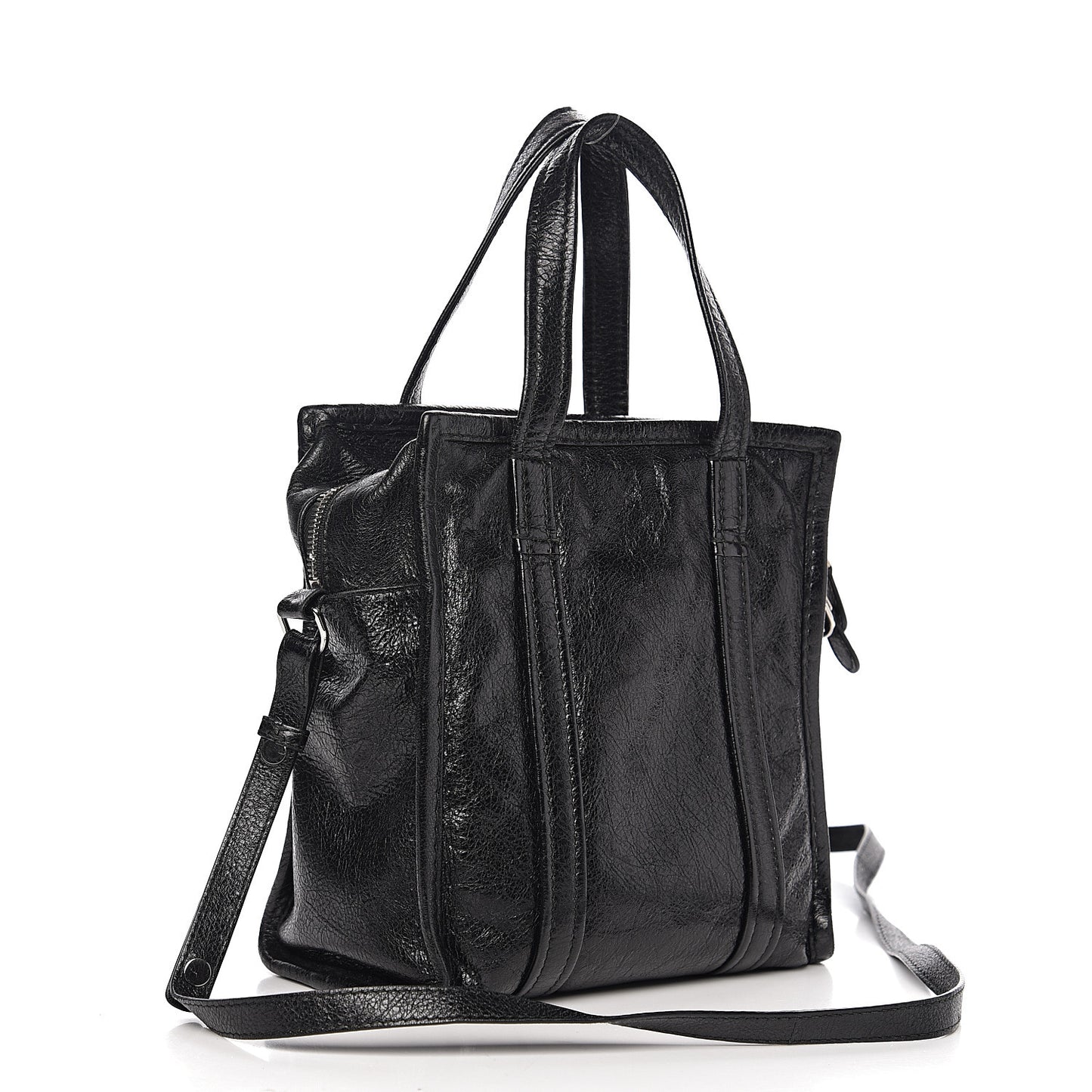 Agneau XS Bazar Shopper Tote Black