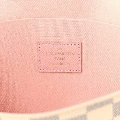Louis Vuitton Damier Azur Felicie Strap & Go Eau de Rose 7 of 10