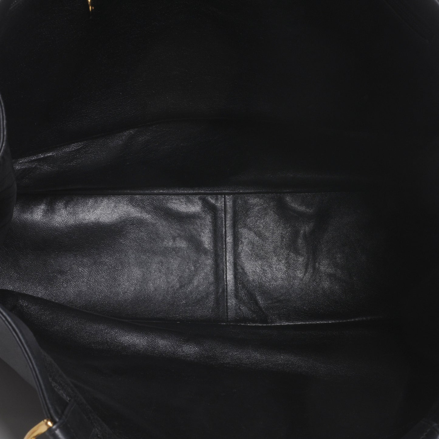 Lambskin Jumbo Shoulder Bag Black