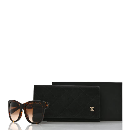 Chanel Acetate Runway Square Sunglasses 5380 Dark Tortoise 8 of 8