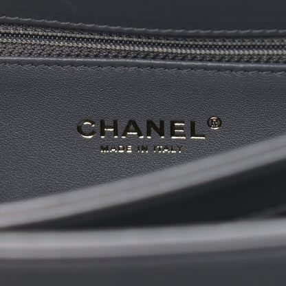 Chanel Lambskin Quilted Small Trendy CC Dual Handle Flap Bag Grey 6 of 9