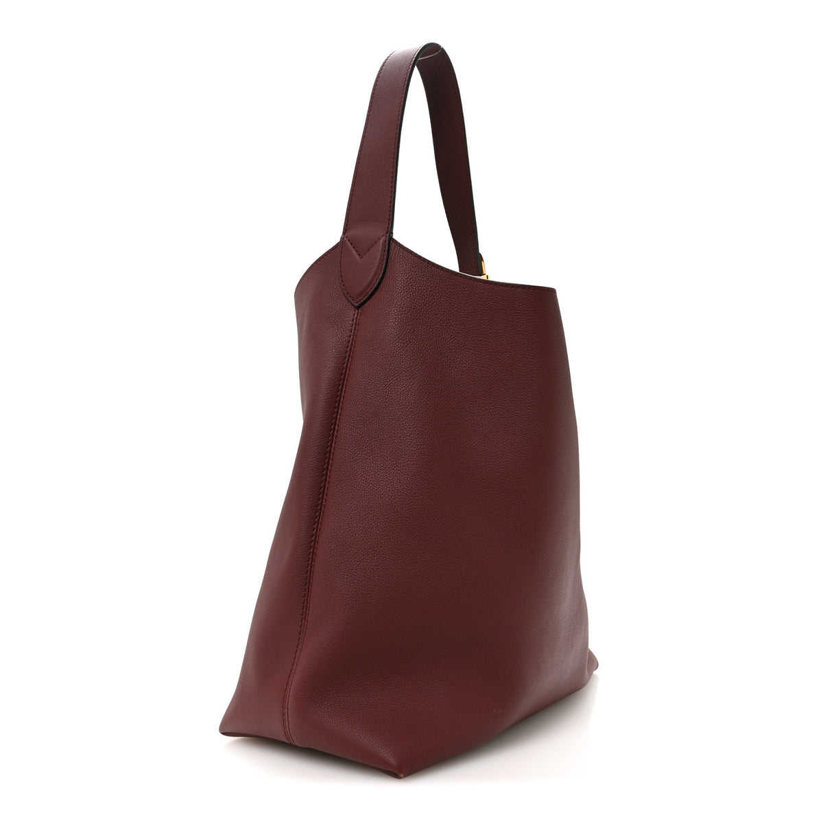 Grained Calfskin Low Key Hobo MM Rouge