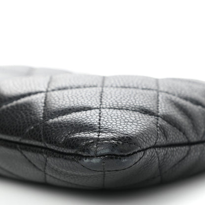 Chanel Caviar Quilted Medium Cosmetic Case Black 10 of 10