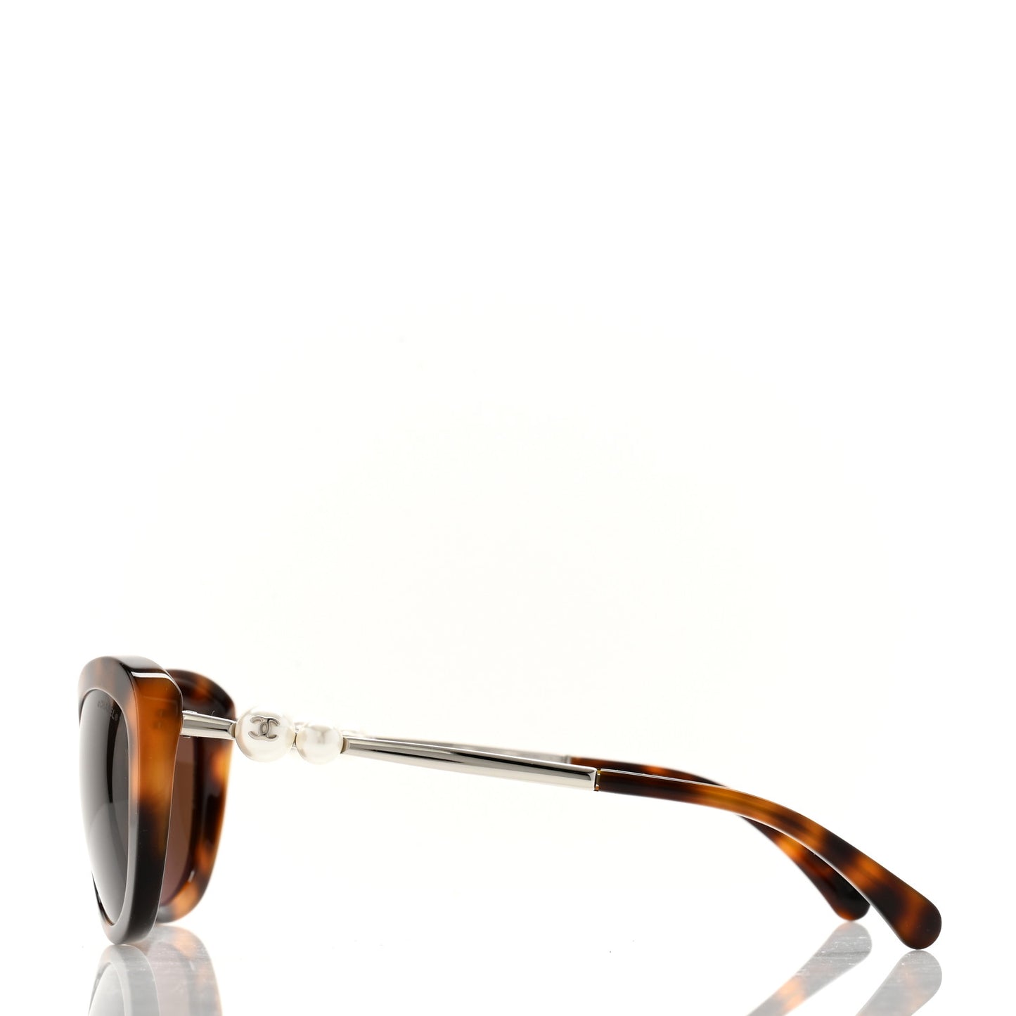Acetate Pearl Polarized Cat Eye Sunglasses 5340-H Tortoise