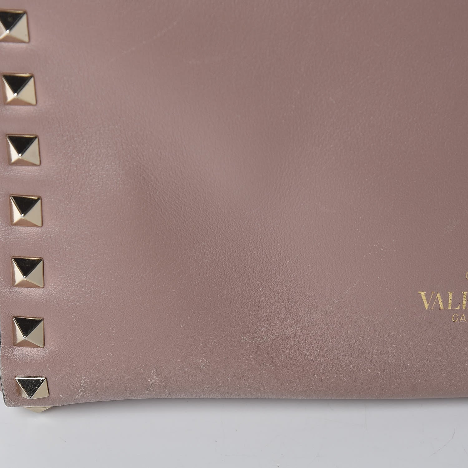 Valentino Garavani Vitello Small Rockstud Double Handle Tote Poudre 20 of 26