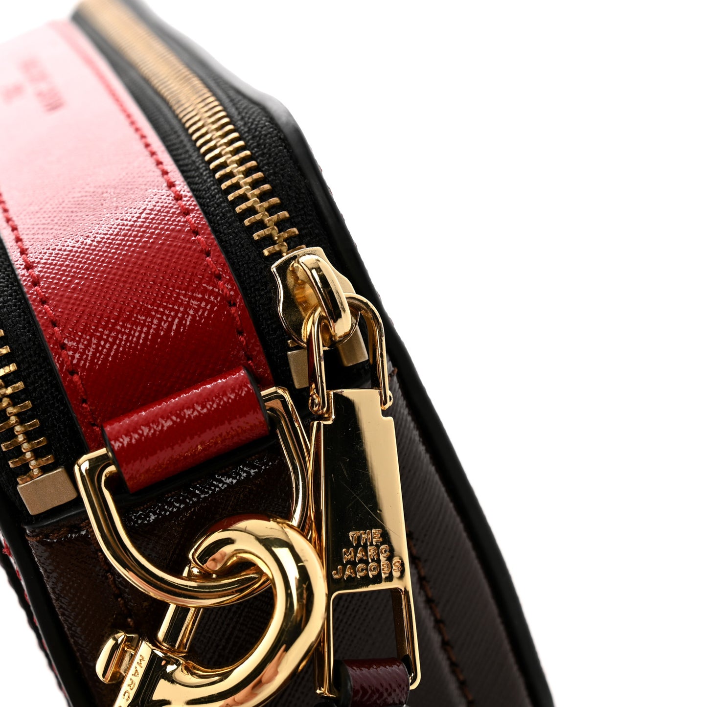 Saffiano Small Snapshot Camera Bag Cranberry Multicolor