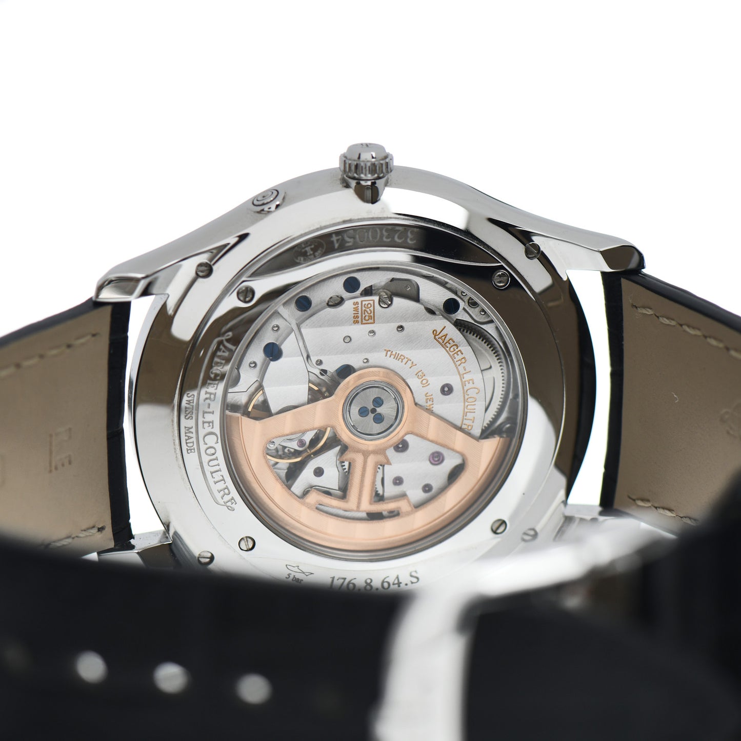 Stainless Steel Alligator 39mm Master Ultra Thin Moon Automatic Watch Q136842