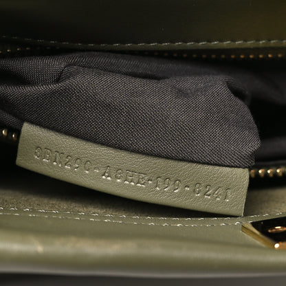 Fendi Vitello Seta Light Aura Shiny Nappa Medium Peekaboo I SEE U Satchel Equatore Cuoio 7 of 12