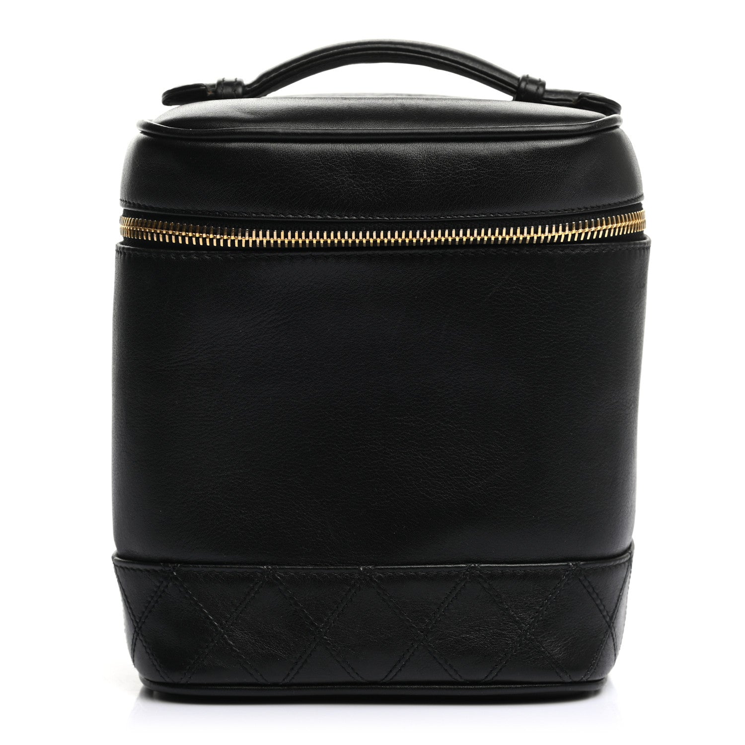 Chanel Lambskin Vanity Cosmetic Case Black 1 of 8