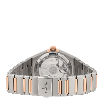Omega Stainless Steel 18K Sedna Gold Diamond Bezel Mother of Pearl 34mm Co-Axial Master Chronometer Small Seconds Automatic Watch 131.25.34.20.55.001 3 of 5